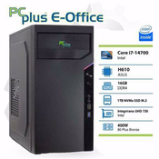 PCPLUS e-Office i7-14700 16GB 1TB NVMe SSD namizni W11