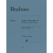 BRAHMS:SONATE G-DUR OP. 78 VIOLIN AND PIANO