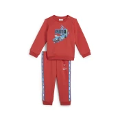 Puma x HOT WHEELS™ Minicats Crew Shirt Set Toddler, Red, Size 4-6M, Clothing