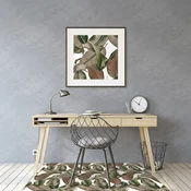 Decormat Podloga za zaščito tal Botanical leaf 140x100 cm 15 cm