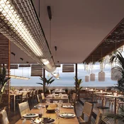 Bover LED viseča svetilka Nans Balis S/140, rjava/rjava, 140 cm - Dizajn - rjava, rjava - Aluminij