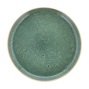 Belo-zelen desertni krožnik iz kamenine o 21 cm Gastro White/Green – Bitz