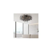Paul Neuhaus 8092-18 - Plafonski luster ICICLE 14xG9/40W/230V O 100 cm crni