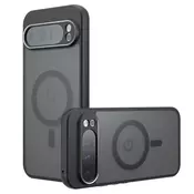 Hibridni ovitek PureFrost MagSafe za Google Pixel 9 Pro XL - black