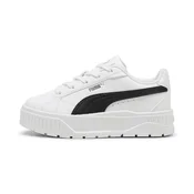 PUMA Karmen II Sneakers Kids, Shoes, White/Black/Silver, 32.5