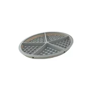 INF Silikonski model za vaflje - Okrogel siv pekač za DIY vaflje, (22103550)