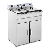 Električni cvrtnik - 2 x 16 litrov - 400 V - osnovna omarica