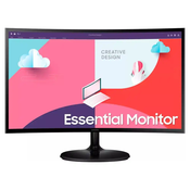 SAMSUNG Monitor Samsung Essential Monitor S3 S36C 61 cm (24) FHD VA LED FreeSync ukrivljen, (21363998)
