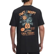 Majice Under Armour M 60/40S CanT Hoop SS T-Shirt Black XXL