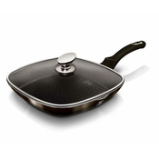 shumee GRILL PAN 28cm BERLINGER HAUS BH-6612 SJAJNO ČRNA