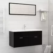 Vidaxl vidaXL Vgradni umivalnik s pipo, 101x39x18 cm, keramika, bela