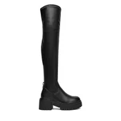 DeeZee Cizme preko koljena 13277-4 Crna