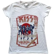 Kiss Destroyer Tour 78 White L Ženske Majica
