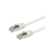 Value S/FTP Patch Cord Cat.6, halogen-free, white, 10m networking cable