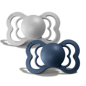 BIBS - Duda Supreme, Cloud & Steel Blue Latex 0-6m
