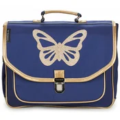 CARAMEL & CIE  CARTABLE 38 CM PAPILLON BLEU  Modra