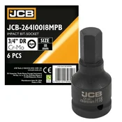 JCB Nosac bitova 3/4 18mm 6-kraki Cr-Mo Nosac kljuc