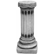 Casa Padrino Baroque Pillar Gray 19 x 19 x H. 47 cm - Magnificent Garden Pillar in Baroque Style - Garden Decoration Stone Pillar - Baroque Garden & Terrace Decoration Accessories
