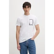 Karl Lagerfeld Jeans Majica B2M17046 Bela Slim Fit