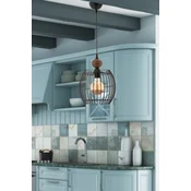 Opviq Luster Lillian Wood, 26cm, IP20, Crni