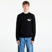 Pulover MM6 Maison Margiela Numeric Logo Crewneck Black S