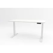 Elektropodesivi sto Ergodynamic A7 Performance, Sa dva motora, 1370 x 670 x 25mm, Beli