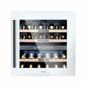 Klarstein Vinsider 36 Onyx Edition, vinska omara, 2 hladilni coni, 5-22 °C, 85 l (TK15CL-Vinsider36-QZ)