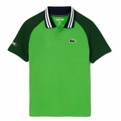 Majica za djecake Lacoste Sport X Daniil Medvedev Jersey Polo Shirt - green