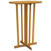 Zložljiva barska miza 90x65x105 cm trdna tikovina - vidaXL
