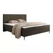 Boxspring krevet Providence 200 (Polo 877) Bracni, Boxspring, Smeda, 180x200, Tkanina, Dostupno, 180x208x104cm