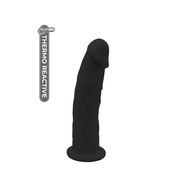 Dreamtoys Real Love - realistican, s usisnom bazom dvoslojni dildo (crni)