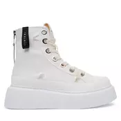 Modne superge Inuikii Matilda Canvas High 30103-025 Bela