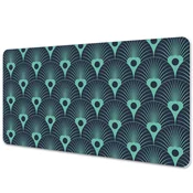 Decormat Podloga za pisalno mizo Neon blue 100x50 cm
