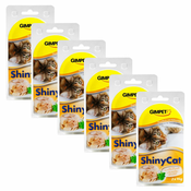 GimCat ShinyCat tuna + piščanec 12x70 g