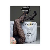 Solidea Karen Lace Tights Lace 70Den Class A Compression 10 15mmHg 4XL Black