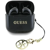 Slušalice Guess Glossy Effect Printed Classic Logo & Charm TWS headphones black (GUTWSXMCCLK)