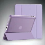 Infostyle Preklopna torbica Translucent za tablični računalnik Apple iPad 2/3/4 Pastelno vijolična/PC + mikrovlakna