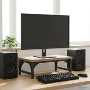 vidaXL Stojalo za monitor Artisan hrast 37 x 23 x 14 cm PB