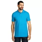 AZZURO II MUŠKA POLO MAJICA TIRKIZNO PLAVA XL