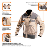 Neo tools bluza radna 2u1 XXL/58 ( 81-310-XXL )