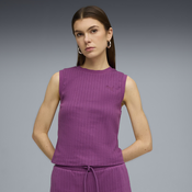PUMA HER Tank Women, Clothing, Plum Wine, L