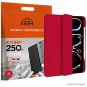 Eiger Storm 250m Stylus Case for iPad Pro 13 (2024) in Red