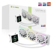 Gamemax HAILSTORM 360 LCD WH CPU tekočinski hladilnik, Bel