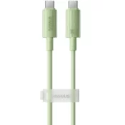 BASEUS kabel, USB-C - USB-C, 2 m, 100 W, zeleni (P10360202631-01)