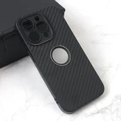 Torbica Carbon Stripe za iPhone 15 Pro 6.1 crna