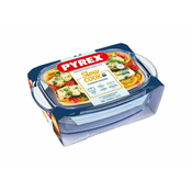 Pyrex STEKLENA POSODA ZA PEKO S POKROVOM 4,5 L