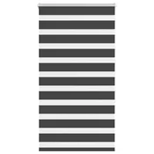 Zavjesa zebra crna 70x150 cm širina tkanine 65,9 cm poliester