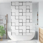 Vidaxl Rolo zavesa za prho 130x240 cm širina tkanine 126 cm