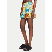 Roxy Kratke hlače iz tkanine Atlas Sunburn ERJNS03584 Pisana Regular Fit
