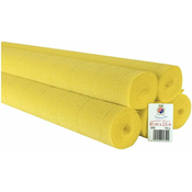 Rayher. Cvetličarski krep papir, 180g, rumen, 50x250cm, 1 kos